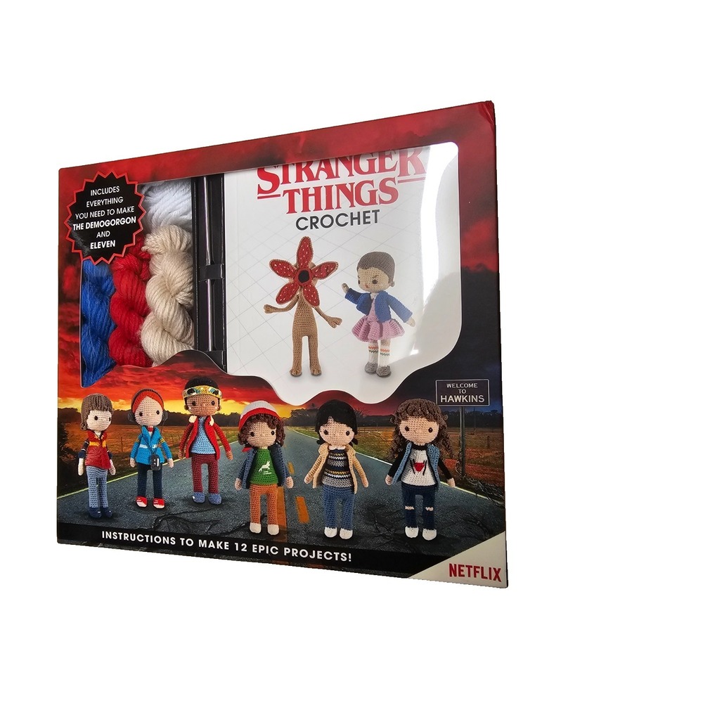 New Thunder Bay Press Netflix Stranger Things Crochet Kit in original packaging